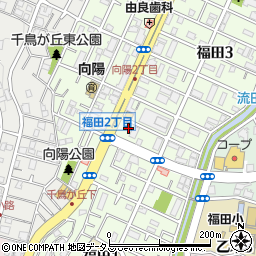 セブンイレブン神戸垂水福田２丁目店周辺の地図