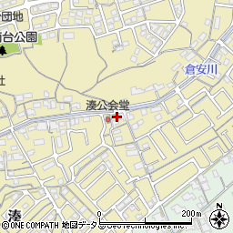 岡山県岡山市中区湊206周辺の地図