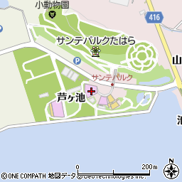 愛知県田原市野田町芦ヶ池8周辺の地図