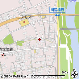 岡山県倉敷市真備町川辺434周辺の地図