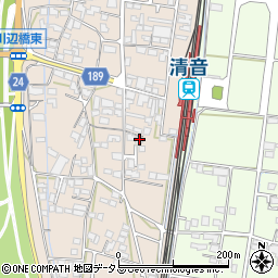 岡山県総社市清音上中島207周辺の地図