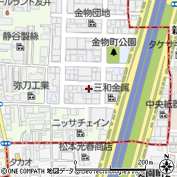 駒谷東大阪支店周辺の地図