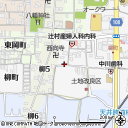 奈良県大和郡山市柳町203周辺の地図