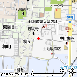 奈良県大和郡山市柳町203周辺の地図