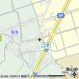 岡山県倉敷市二子1516周辺の地図