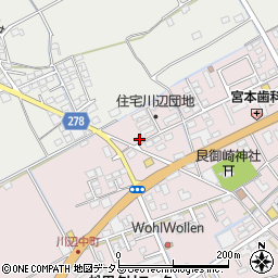 岡山県倉敷市真備町川辺61周辺の地図
