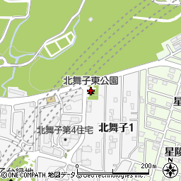 北舞子東公園周辺の地図