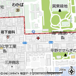 大阪府大阪市平野区加美北2丁目1周辺の地図