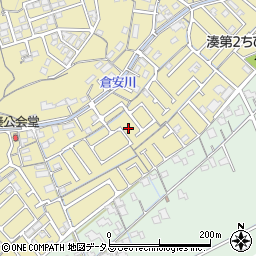 岡山県岡山市中区湊237周辺の地図