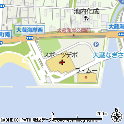 スポーツデポ明石大蔵海岸店周辺の地図