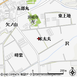 愛知県田原市伊川津町米太夫周辺の地図