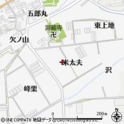 愛知県田原市伊川津町（米太夫）周辺の地図