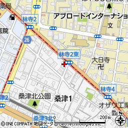 ひらの兆治 寺田町店周辺の地図