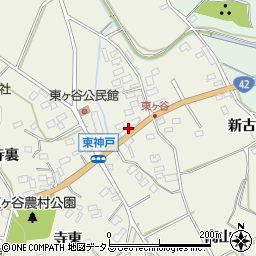 愛知県田原市東神戸町御農12-49周辺の地図