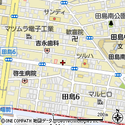 新田島公園周辺の地図