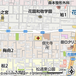コーナンＰＲＯ梅南店周辺の地図