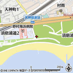 旧和田岬灯台周辺の地図