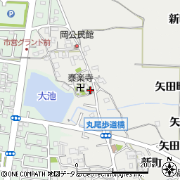 奈良県大和郡山市矢田町5493-1周辺の地図