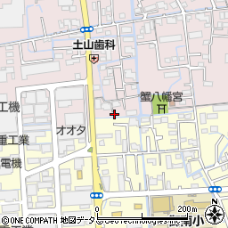 岡山県岡山市北区久米51周辺の地図