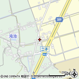 岡山県倉敷市二子1518周辺の地図