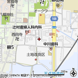 奈良県大和郡山市柳町16-2周辺の地図