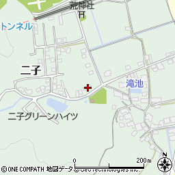 岡山県倉敷市二子1657周辺の地図