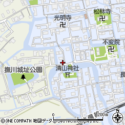 岡山県岡山市北区庭瀬822周辺の地図