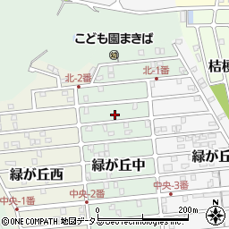 三重県名張市緑が丘中93周辺の地図