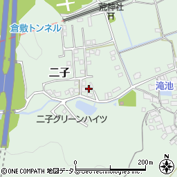 岡山県倉敷市二子1666周辺の地図