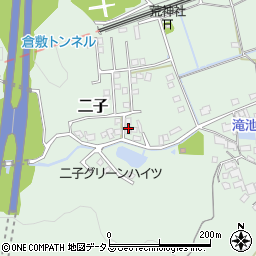 岡山県倉敷市二子1669周辺の地図