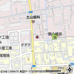 岡山県岡山市北区久米50周辺の地図
