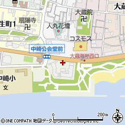 中崎アラカシ公園周辺の地図