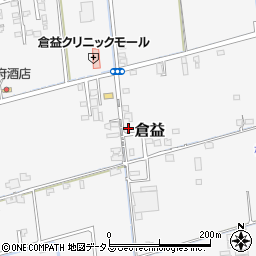 岡山県岡山市中区倉益383周辺の地図