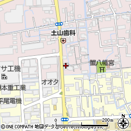岡山県岡山市北区久米46周辺の地図