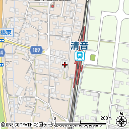 岡山県総社市清音上中島199周辺の地図