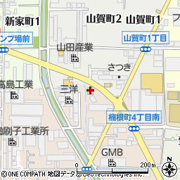 ダイワ・サイクル　八尾北店周辺の地図
