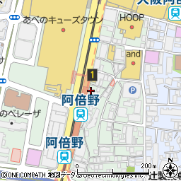 大和証券阿倍野支店周辺の地図