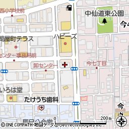 中国銀行岡山西支店周辺の地図