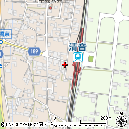 岡山県総社市清音上中島185周辺の地図