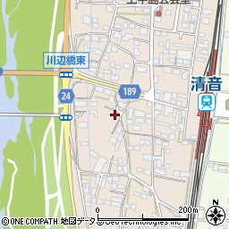 岡山県総社市清音上中島325周辺の地図