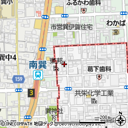 リード２岡田マンション周辺の地図