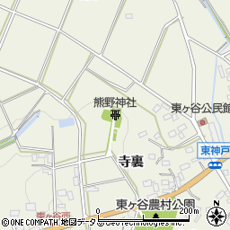 愛知県田原市東神戸町寺裏4周辺の地図