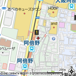 半地下酒場 サカグラ 天王寺あべの店周辺の地図