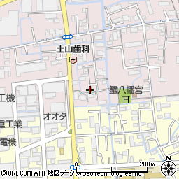岡山県岡山市北区久米59周辺の地図