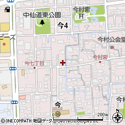 岡山県岡山市北区今4丁目5-2周辺の地図