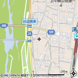 岡山県総社市清音上中島319周辺の地図