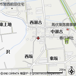 愛知県田原市馬伏町西瀬古326周辺の地図