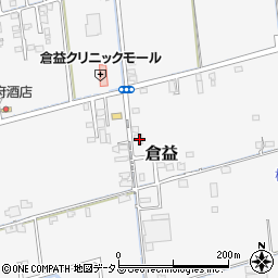 岡山県岡山市中区倉益383-3周辺の地図