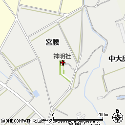 愛知県田原市南神戸町宮腰4周辺の地図