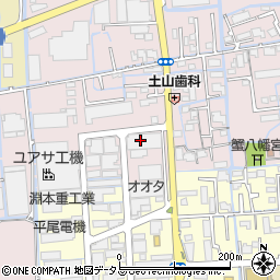 信栄機鋼株式会社　岡山支店周辺の地図